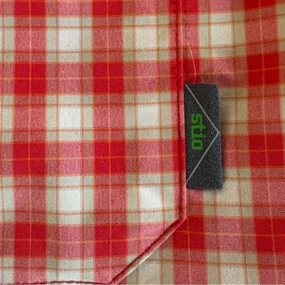 Stio Red and White Plaid Shirt - Picture 2 of 8